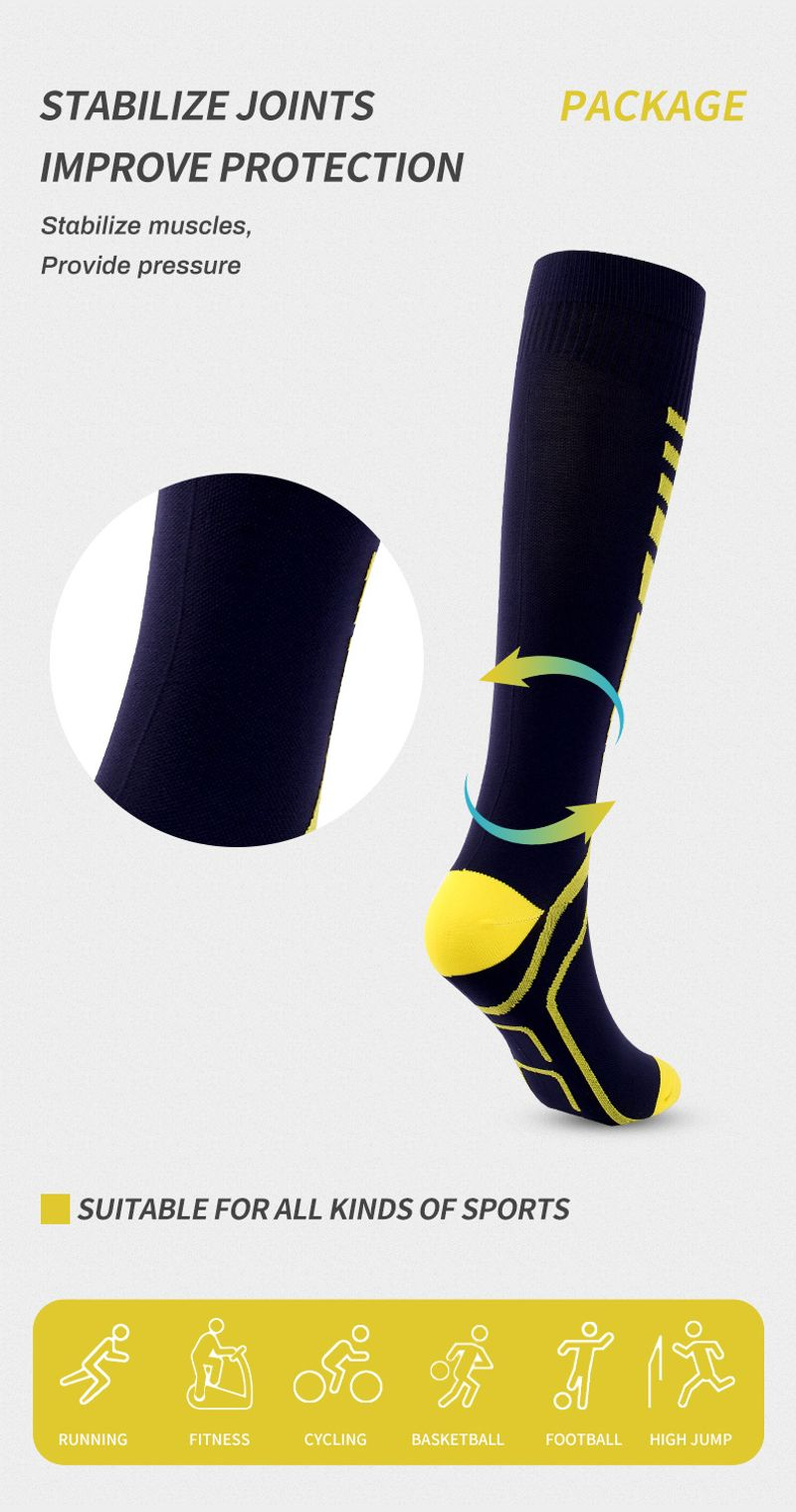 Socks new sports compression Compression socks elastic stockings_voghion.com