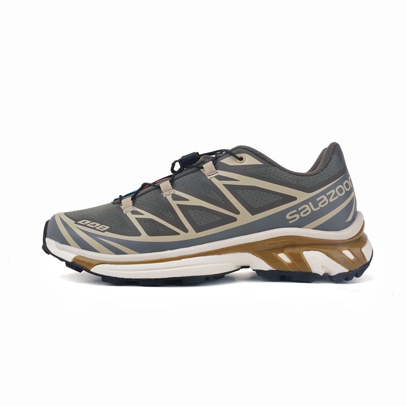 XT-Quest 3D Outdoor Functional Casual Trail For Men Women Bamboo Ink Black And White Running Sports Shoes_voghion.com