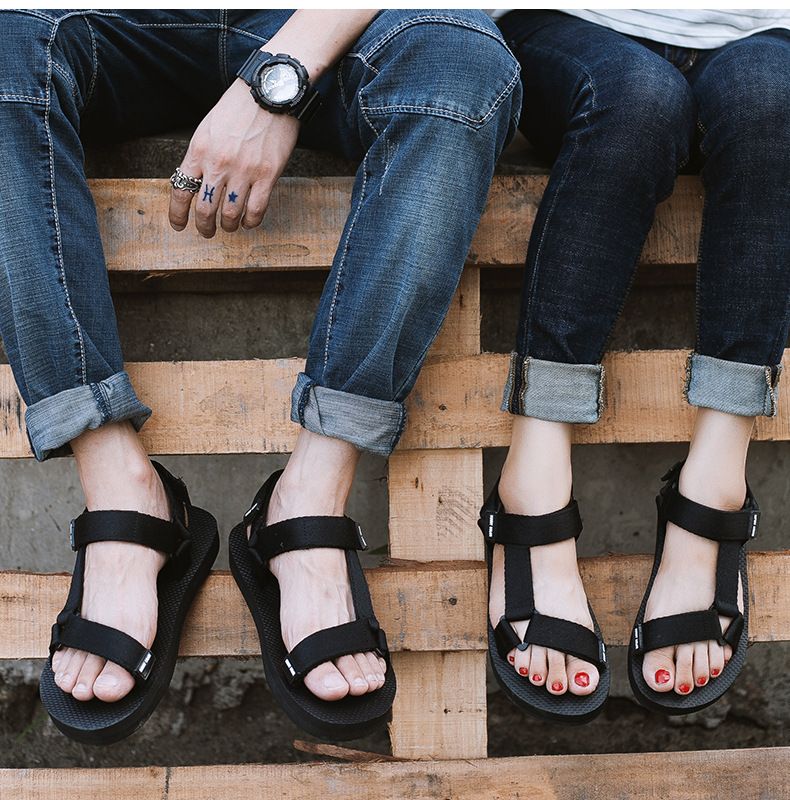 Herrensandalen Einfache Casual Sommerschuhe Bequeme Turnschuhe Outdoor Strandurlaub Sandalen 2023 Neue männliche Casual Sandalen Schuhe_voghion.com