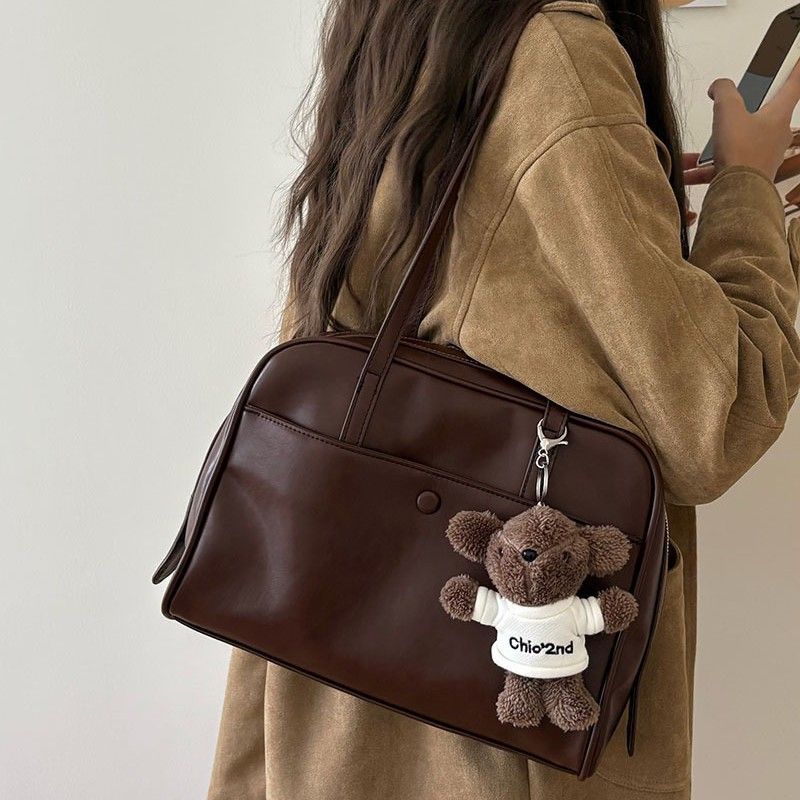 Borsa tote coreana di nicchia da ascella per donna, nuova tendenza autunno 2025, grande capacità, tracolla_voghion.com