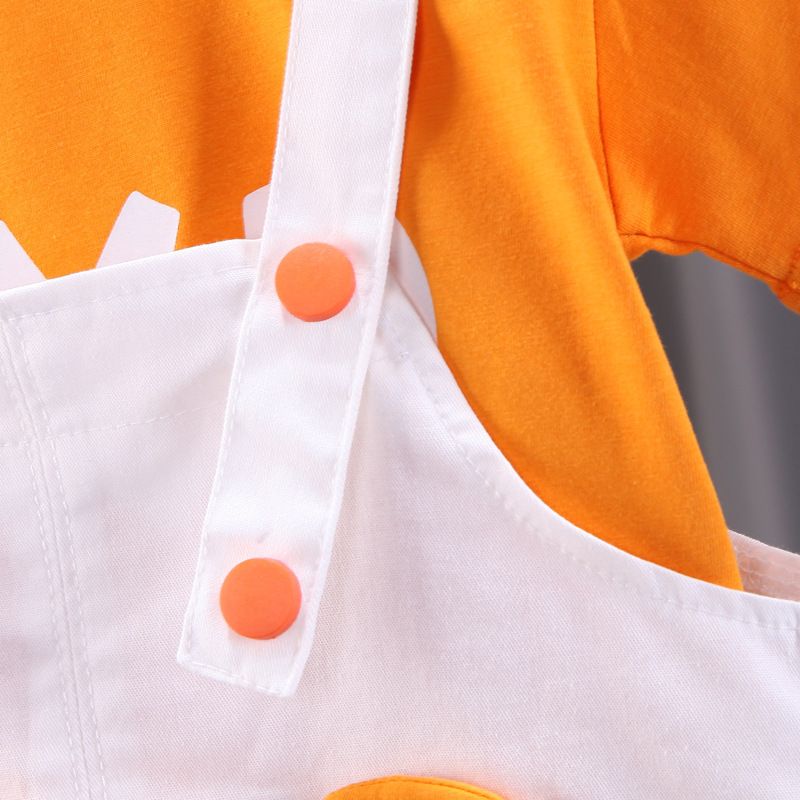 Pantalon à bretelles pour garçons, nouveau Style occidental, mode bébé, décontracté, manches courtes, ensemble deux pièces, été 2024_voghion.com