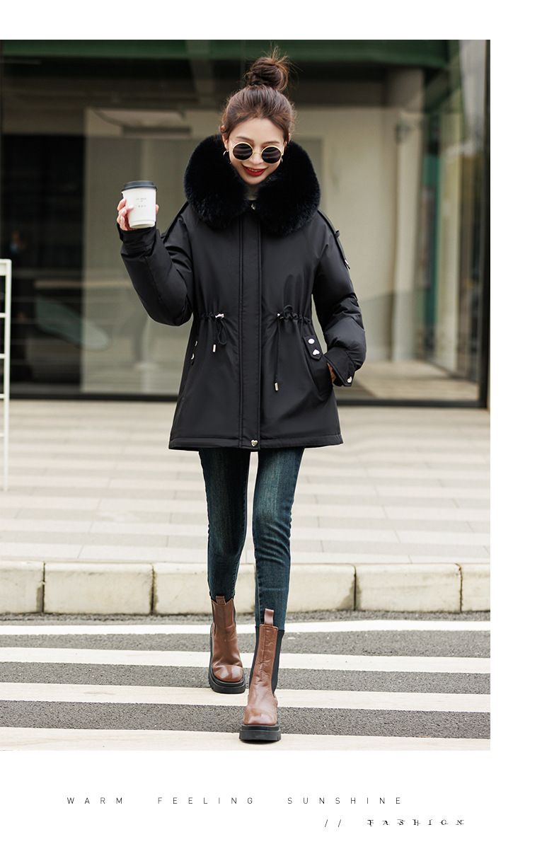 Gesteppte Parkajacke für Damen – Übergroßer Puffermantel mit Kapuze (Schwarz/Creme/Beige/Braun/Mint, M-XXL)_voghion.com