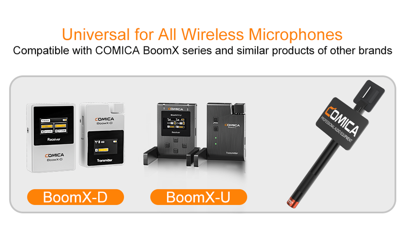 Comica HR-WM Handheld SYNCO G2 Godox Wireless Microphone Detachable Adapter For Interview Report Mic Accessories_voghion.com