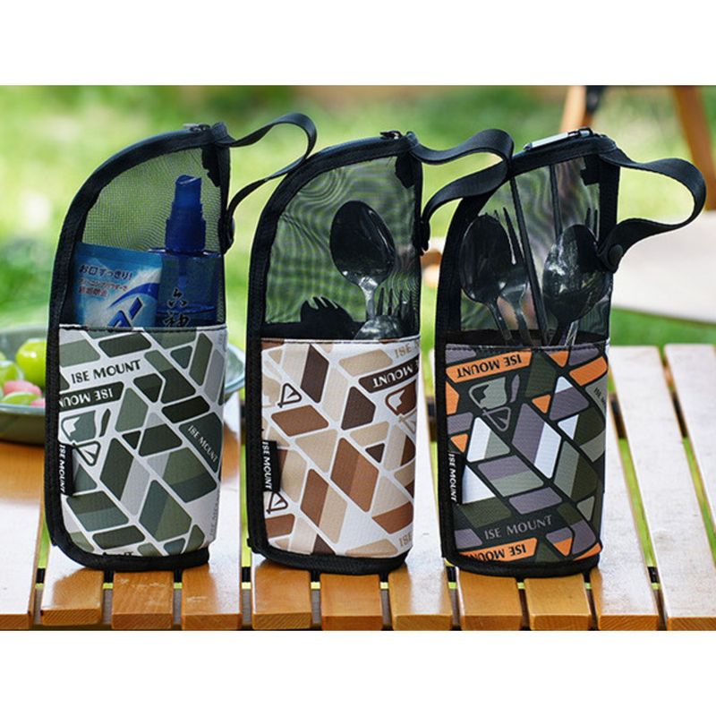Borsa portaoggetti portatile per posate da esterno, portatile, per cosmetici, borsa da campeggio varia_voghion.com