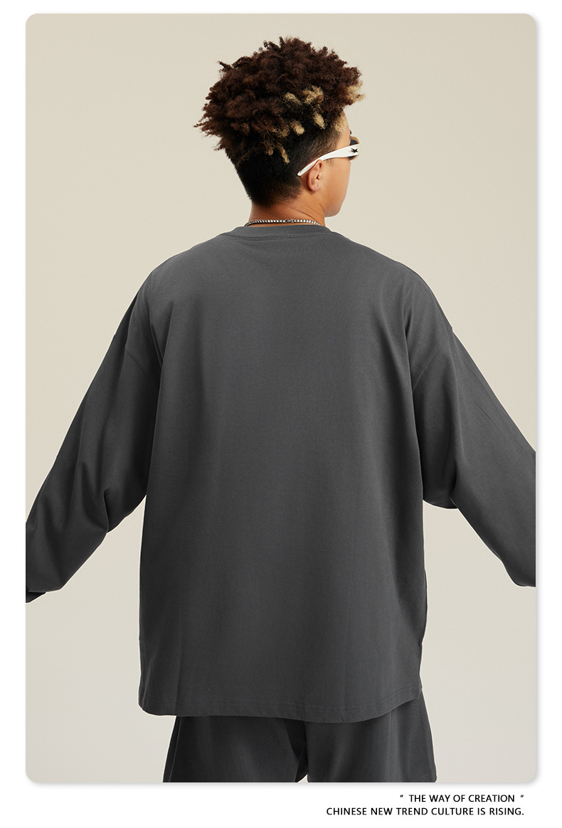 Herrenbekleidung, einfarbig, Grundfarbe, passend zu großen Sportanzügen, Übergröße, Modemarke für Paare_voghion.com