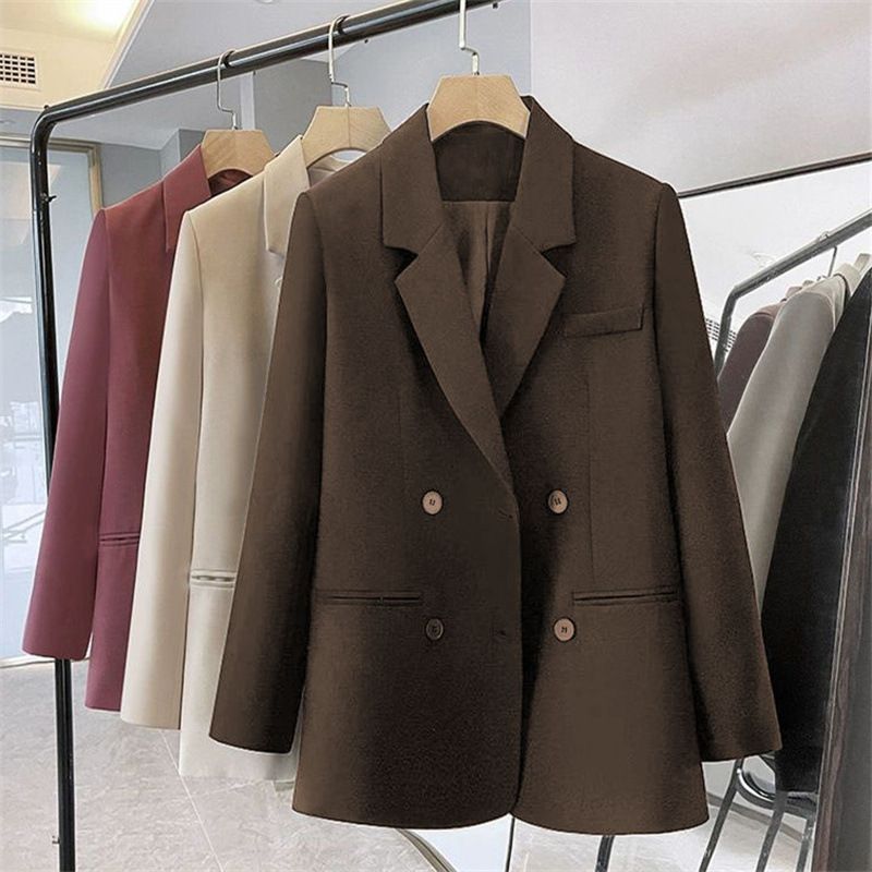Nuova versione coreana del 2025, elegante, casual, versatile, con un temperamento che riduce l'età, giacca da abito piccola da celebrità di Internet femminile,_voghion.com