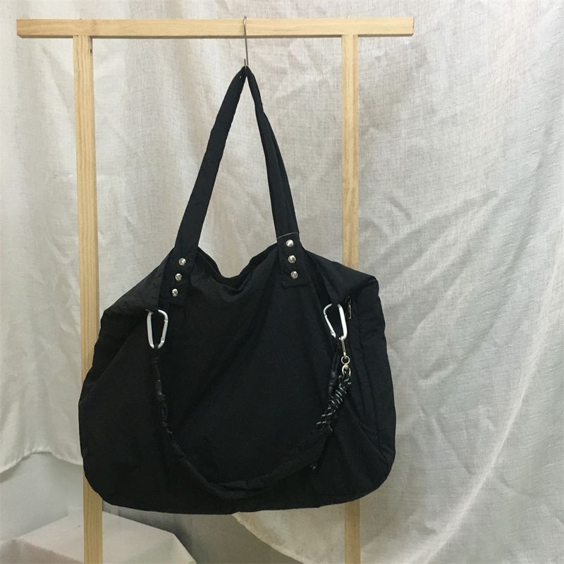 Sac fourre-tout en toile pour femme, grande capacité, décontracté, à bandoulière, tendance, 2025_voghion.com