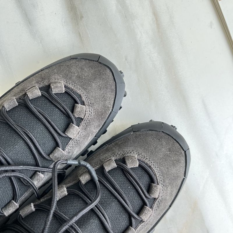 LEM Unlabeled Co-Branded Sport Sock Fly Knit Patchwork Drawtring Cuff Caual High-Top Thick-Oled Outdoor Hiking_voghion.com