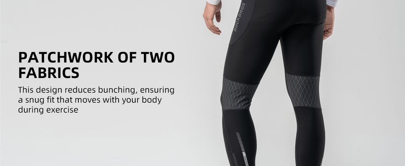 Pantaloni da ciclismo invernali da uomo ROCKBROS, foderati in pile termico, per sport all'aria aperta, taglie dalla S alla 4XL_voghion.com