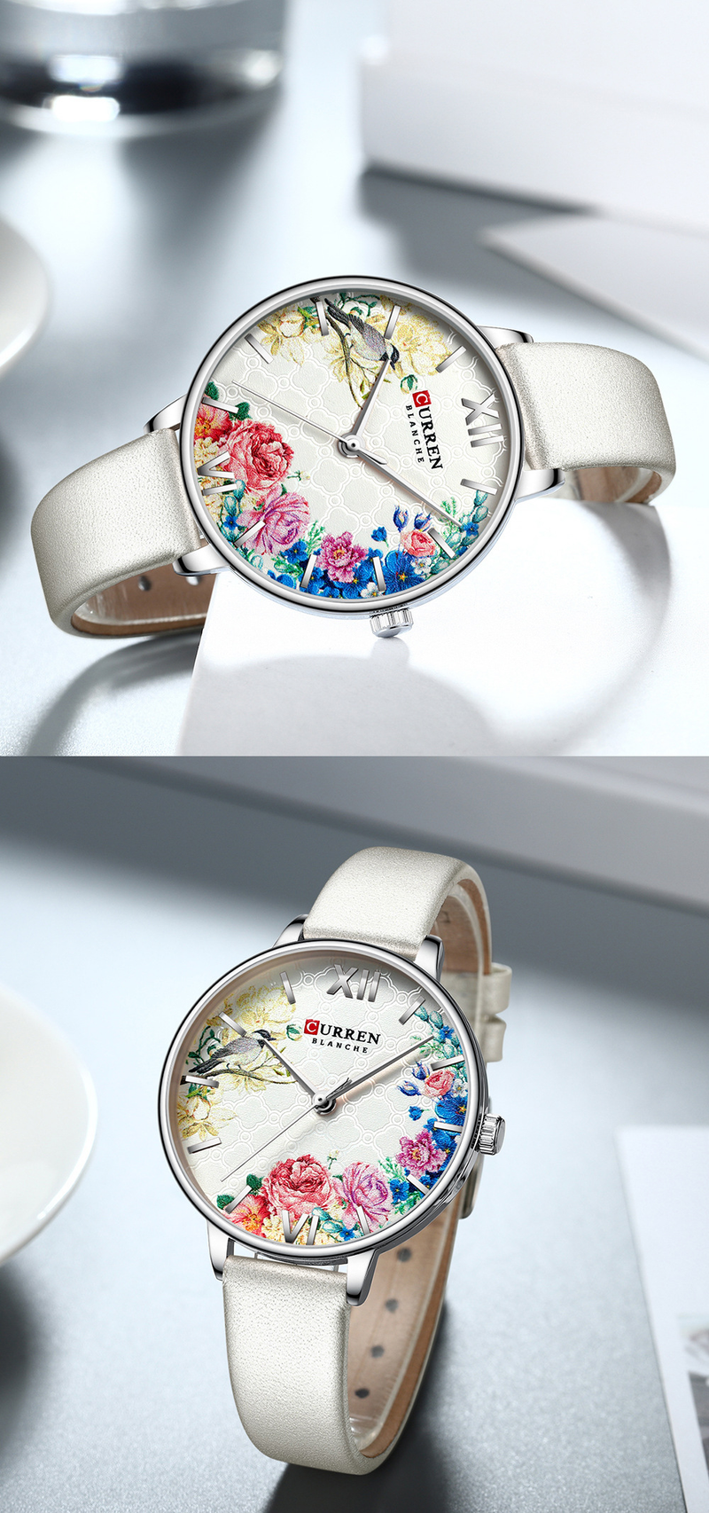 Curren/Carryon 9059 Gürtel wasserdicht Quarz Mode Casual Damenuhr_voghion.com