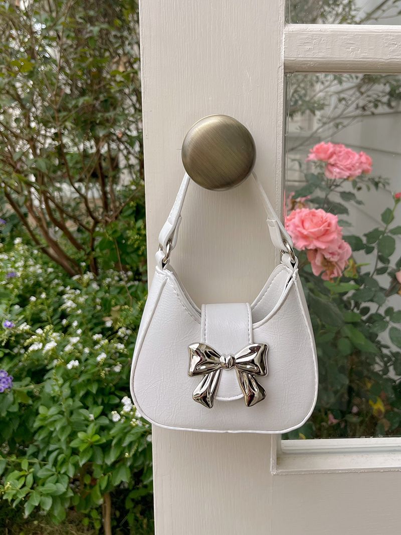 Niche bow handbag new spring/summer trend sweet cool lipstick chain crossbody mini small bag for women_voghion.com