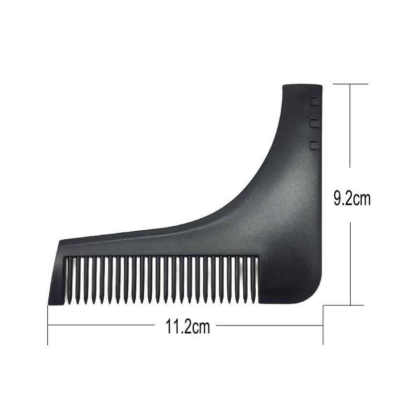 Modelo de estilo de barba pente pente de ângulo reto ferramenta de barba brinde promocional_voghion.com