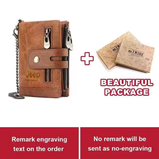 Rfid Genuine Leather Solid Men Wallet Travel RFID Blockin Cradit Card Holder With Coin Pocket Brand Business Clutch_voghion.com