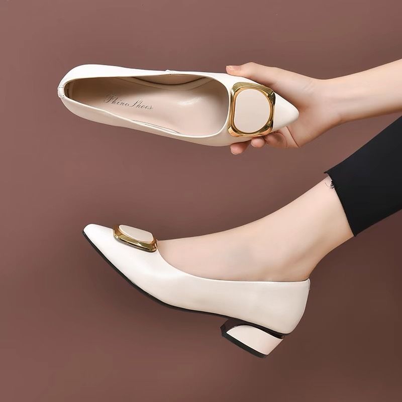 Weiche Lederschuhe mit flachem Mund, einzelne Schuhe aus Lackleder für Damen, rutschfeste, weiche Sohle, atmungsaktive Arbeitsschuhe für Mütter, kleine Lederschuhe für Damen_voghion.com