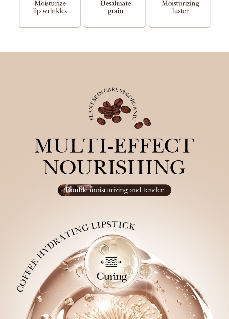 SADOER Coffee Moisturizing Lip Mask (New) 5.8g Care Lip Fading Lip Pattern Moisturizing Moisturizing Lip Mask_voghion.com