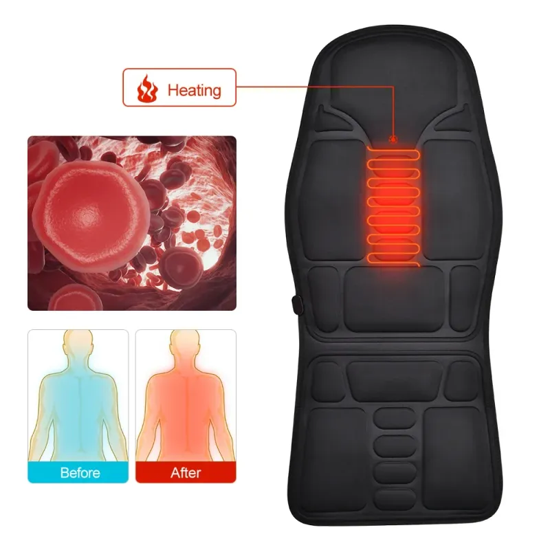 Heißer Verkauf Hals Zurück Gesäß Vibrierende Dual Verwenden Auto Sitz Taille Ganzkörper Hause Elektrische Vibration Massage Kissen_voghion.com