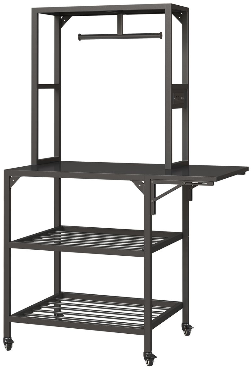 3D Printer Stand, Heavy Duty 3D Printer Table Stand With Filament Storage Rack, T-Shaped Spools Holder Rack With Wheels,3D Printer Workbench For 3D Printing Studio, Home Office Workshop_voghion.com