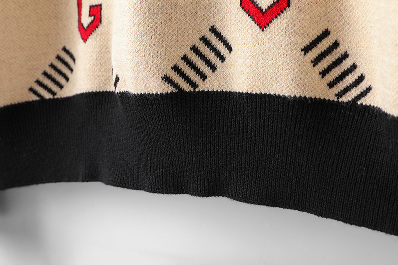 Man's clothing Men's spring and autumn cashmere sweater fashion crewneck pullover warm casual_voghion.com