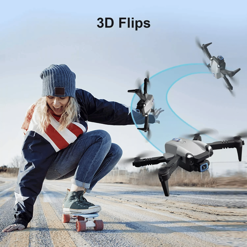 4DRC V20 RC Drone WIFI FPV 6K HD Dual Camera Gesture Photo Quadcopter 2 Battery,Suitable For Beginners._voghion.com