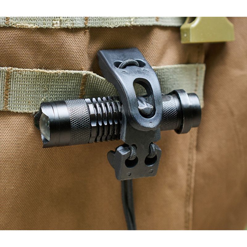 Outdoor rope ice axe backpack tool binding fixed tactical elastic climbing clip buckle_voghion.com