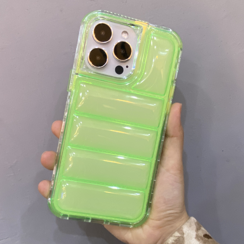 Suitable for iPhone 13 Pro (6.1) three in one down jacket dyed Apple 15 phone case_voghion.com
