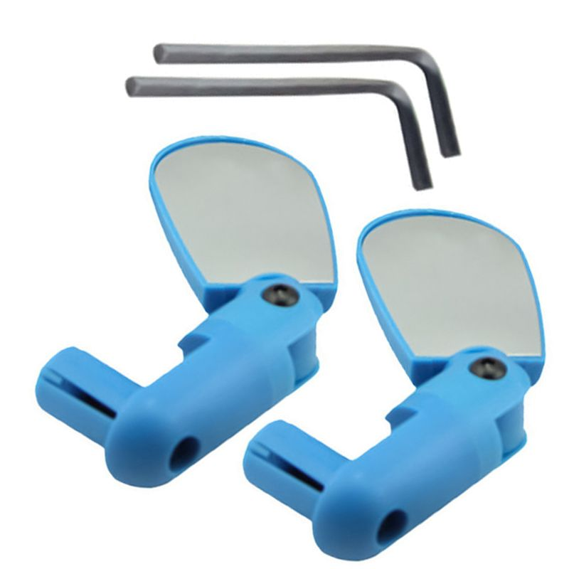 Kaou 2Pcs Adjustable Mountain Bike Bicycle Cycg Handlebar End Rearview Mirror_voghion.com