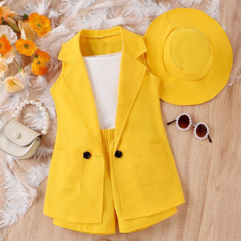 Wind, spring, summer, small medium-sized children's suspender, pit stripe vest, shorts, sleeveless suit jacket, hat, and_voghion.com