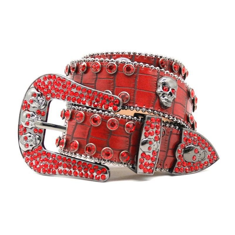 Water Diamond Designer Hip Hop Punk Fashion Trendy Women's Belt_voghion.com