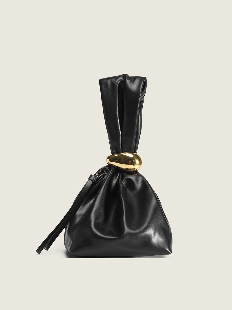 Niche Design Wrinkled Cloud 2025 Trendy Fashion Bucket For Women Light 2025 Handheld Zongzi Bag_voghion.com