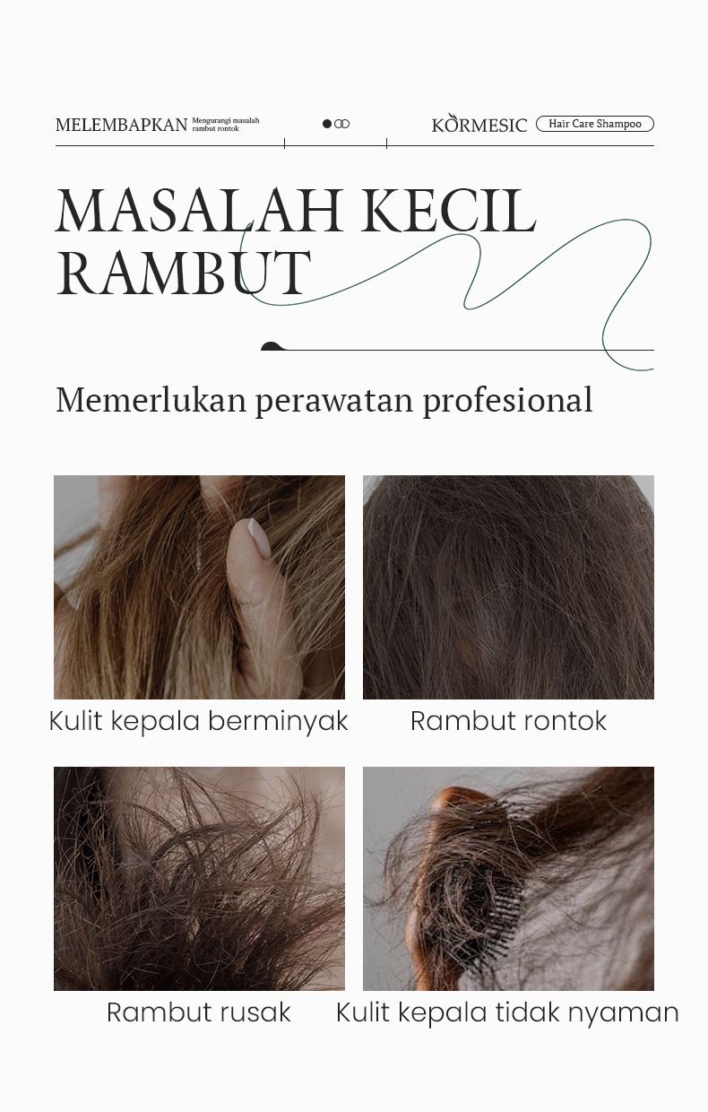 KORMESIC Hair Care Shampoo Shampoo Soft Floating_voghion.com