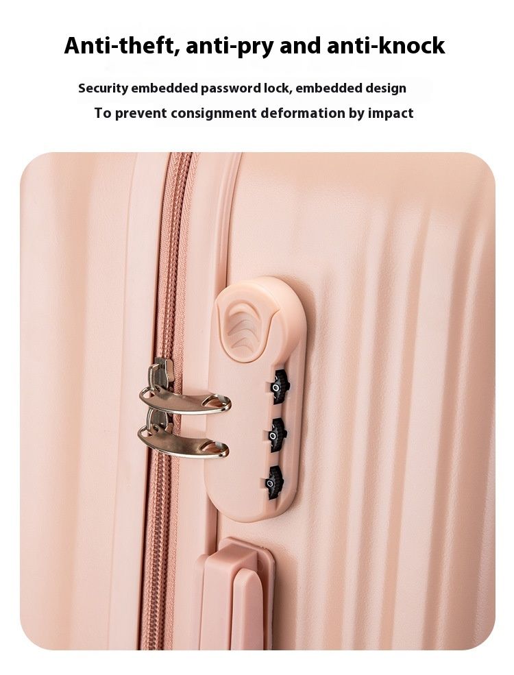 Multi functional small fresh women, Instagram students, password box travel, sturdy and durable suitcase with a lever_voghion.com