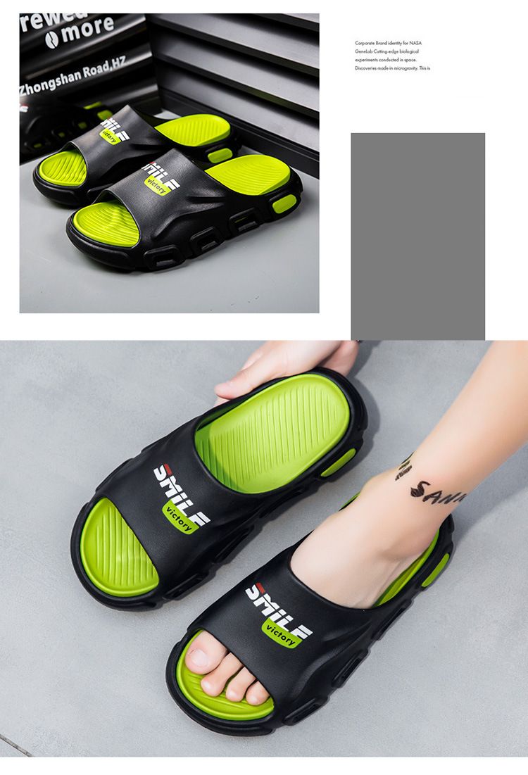 Wear New Casual Sports Slippers With Thick Soles And Wear-resistant Exterior_voghion.com