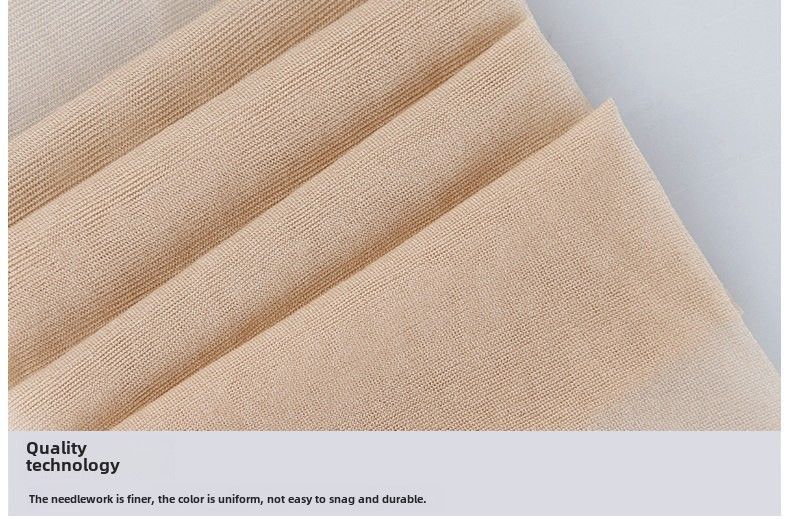 Calzini di seta Longsha, calze sottili da donna in seta filata, calze color carne anti-uncino, per la cura della pelle, all'ingrosso primavera ed estate_voghion.com