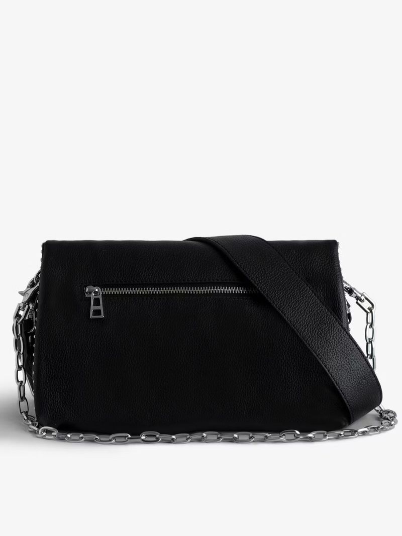 Borsa a tracolla in PU nera, nuova moda 2025, design di lusso, casual, da donna_voghion.com