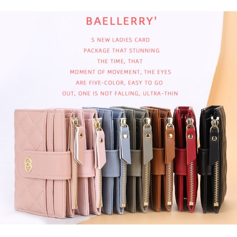 Wallets Small Card Holders Classic Short Top Quality Leather Female Purse Zipper Wallet For Women Carteria_voghion.com