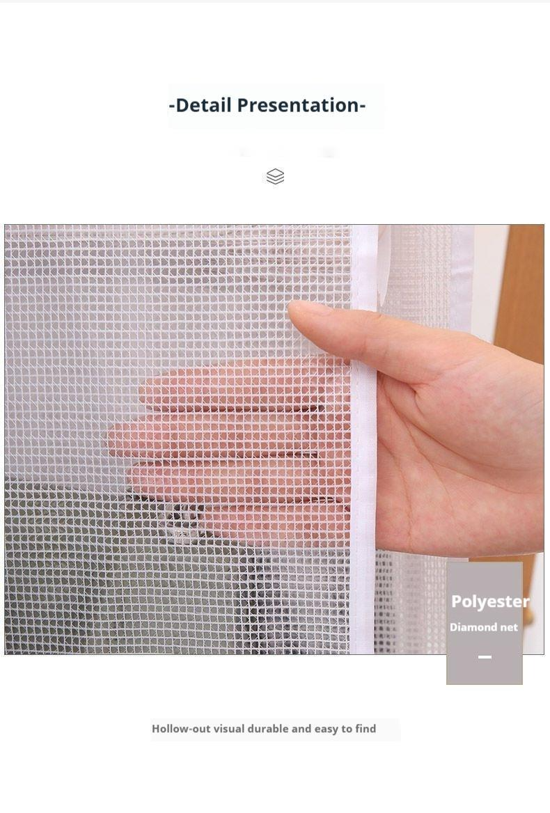 Torba materiałowa, dwustronna, wisząca torba do przechowywania w domu w akademiku_voghion.com