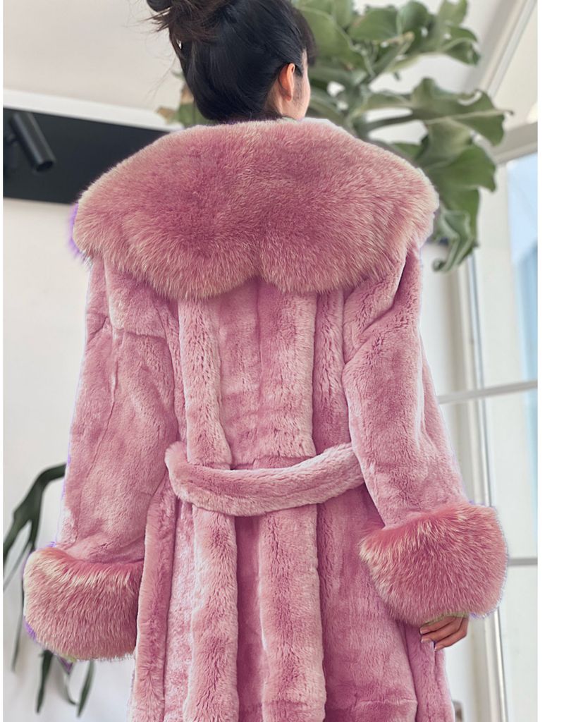 Abbigliamento da donna Autunno e inverno Grande collo di pelliccia Moda cappotto di pelliccia Donna media lunghezza ispessito temperamento sciolto cappotto casual_voghion.com