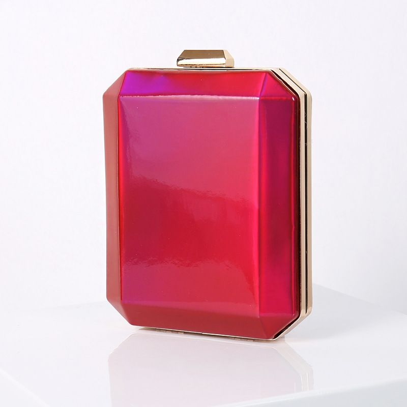 laser mirror dinner personalized banquet bag, fashion chain small square bag_voghion.com