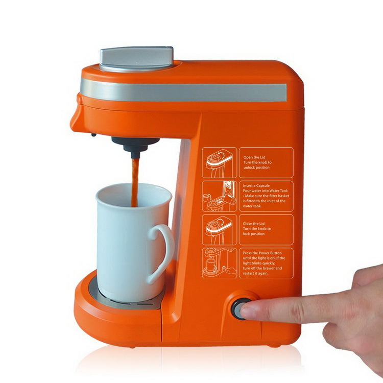 Aparat de cafea cu capsule, aparat de cafea în stil american, Kcup, furnizat de producător pentru camerele de hotel de acasă_voghion.com