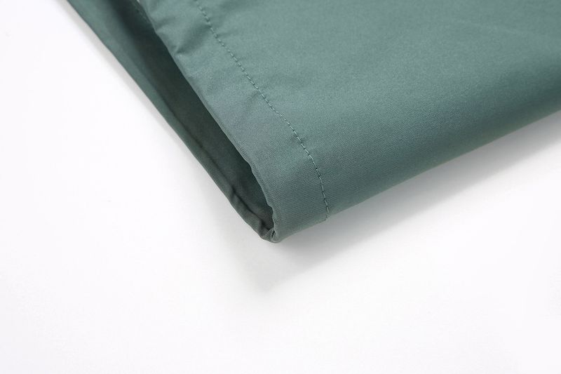 Slim-Fit-Kapuzenjacke für Herren – Leichte Polyester-Windjacke mit Stehkragen für Outdoor- und Freizeitkleidung (Grün, Blau)_voghion.com