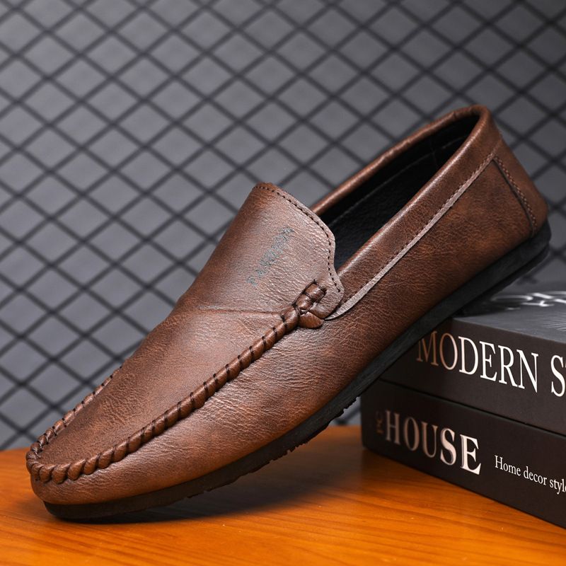 Low Top Men's One Foot Kick, Lefu Shoes, 2025 Anti Slip And Waterproof Thick Soled Formal Attire, Wenzhou Lazy Man,_voghion.com