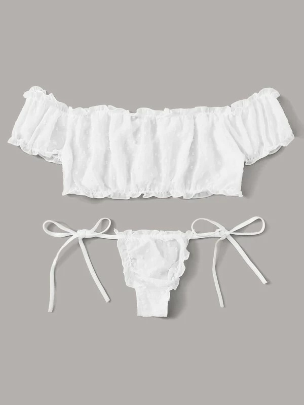 2020 New Style Swimsuit Two-Piece Lace Lingerie Sexy Nightwear_voghion.com