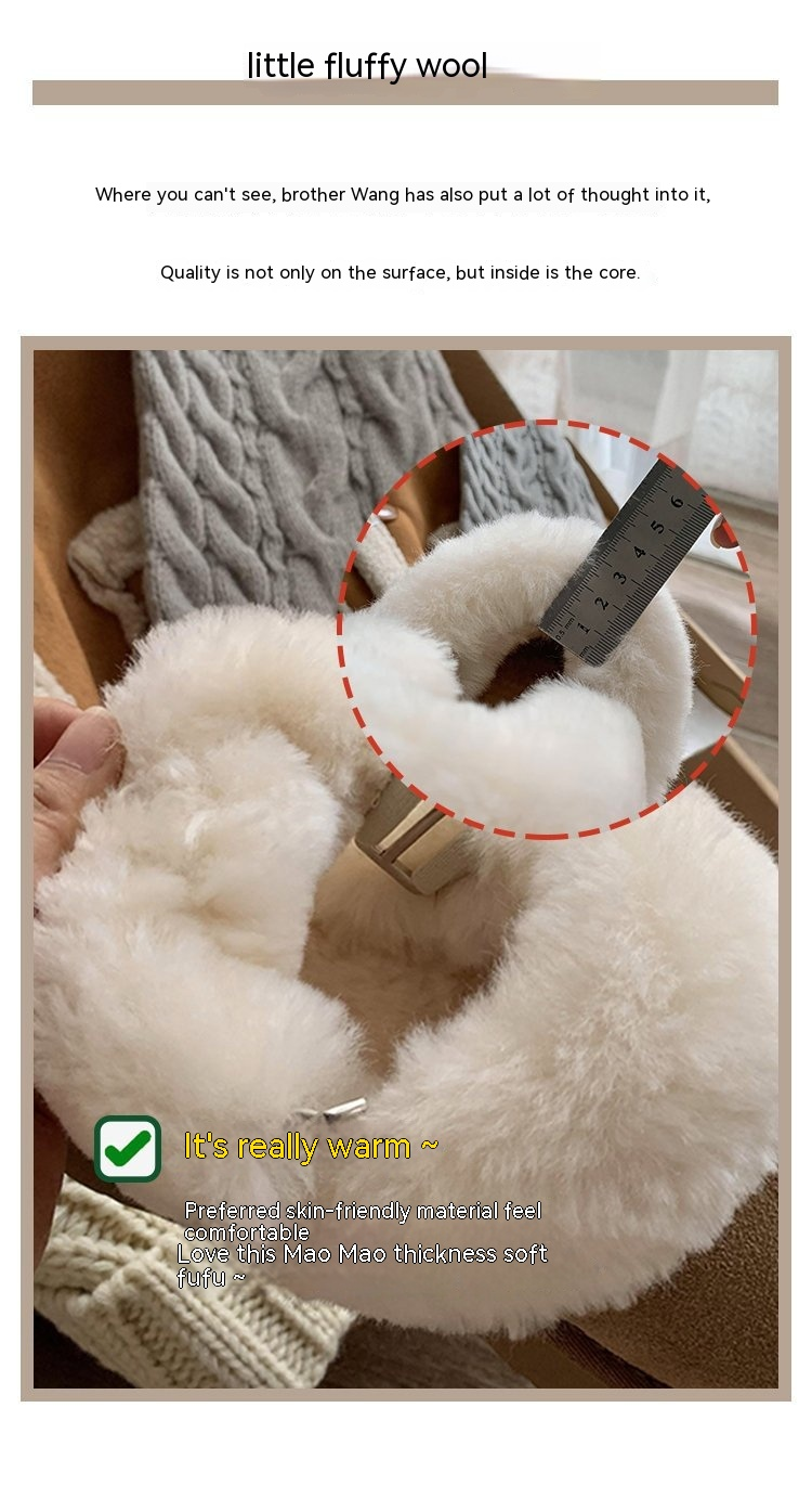 2023 Winter neue warme Oberbekleidung Plüschschuhe mit Plüsch und Verdickung, vielseitige Zwei-Trage-Baumwollschuhe_voghion.com