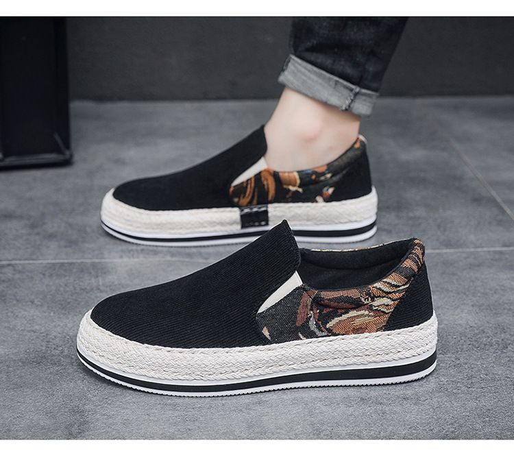 Scarpe da uomo estive, nuove, traspiranti, in tela, stile coreano, versatili, alla moda, slip-on, comode, casual, sneakers_voghion.com