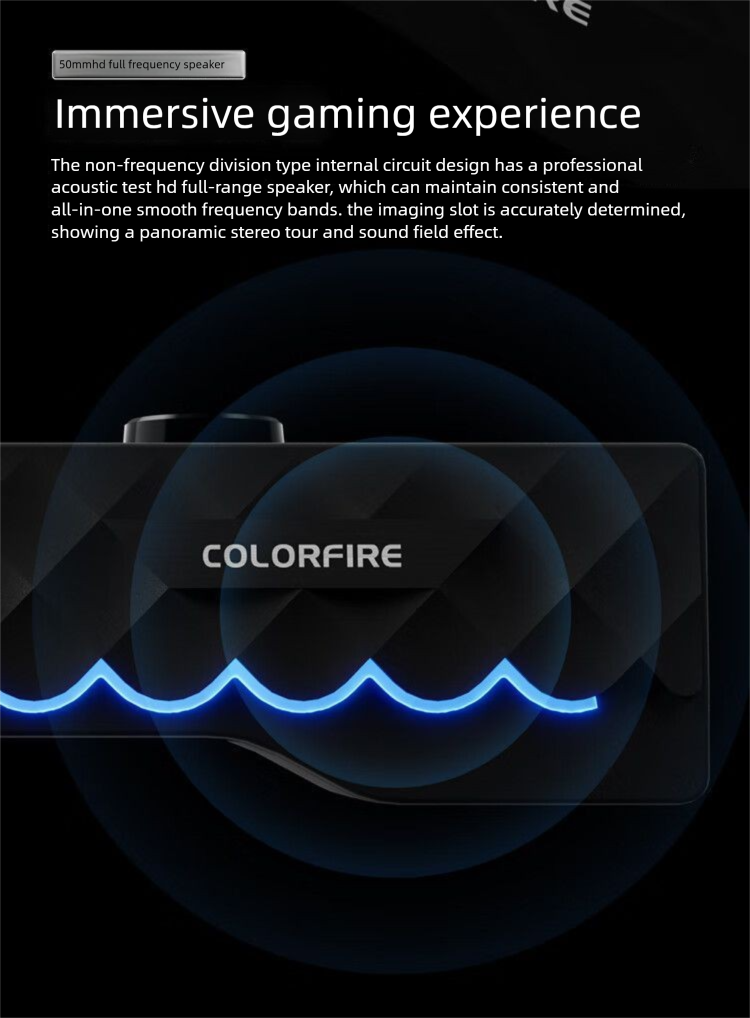 Colorful FS210 Computer Speaker Home Desktop Laptop Gaming RGB Detachable Subwoofer_voghion.com