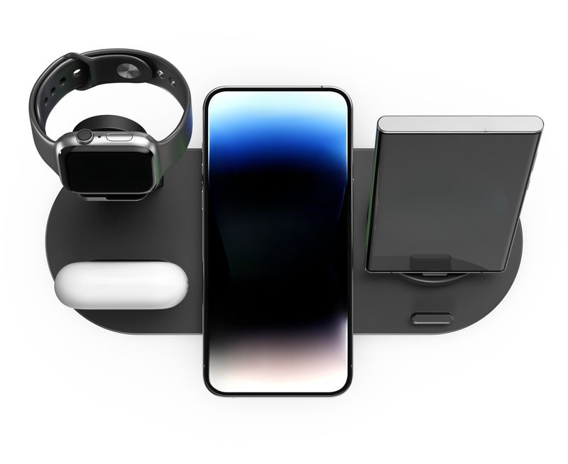 Model 3-in-1 Compatible With Watch Earbuds Wireless Charger Stand_voghion.com