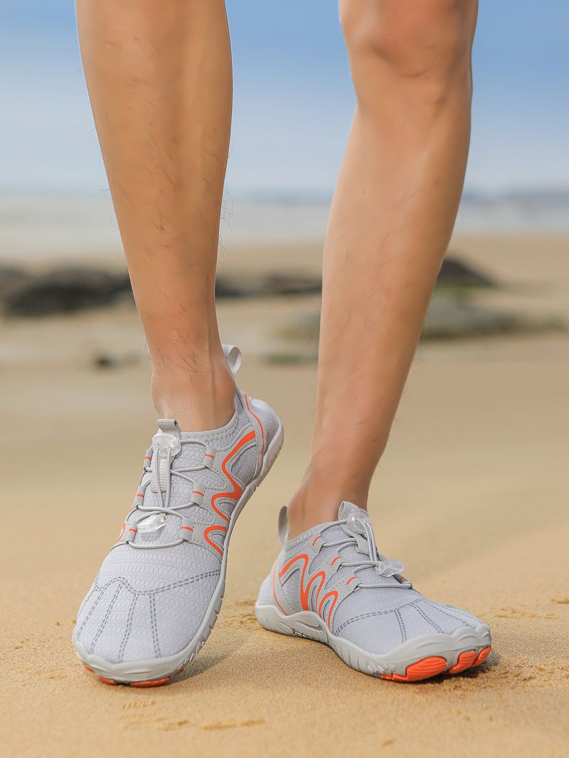 Summer Outdoor Quick-Dry Five-Toe Beach Lightweight Amphibious Water Rafting Non-Slip Stream Trekking Snorkeling Shoes_voghion.com