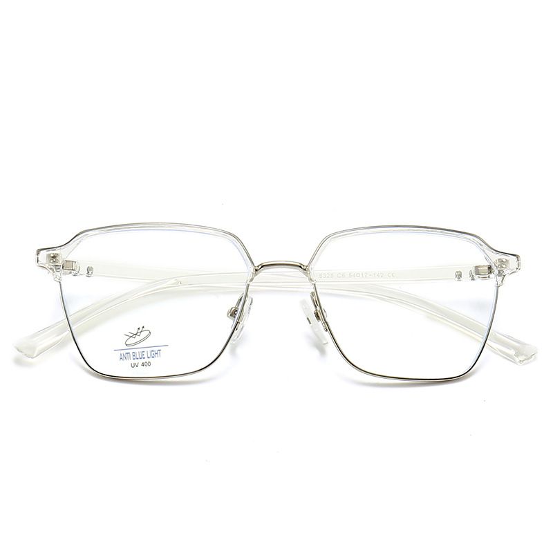 2023 New Anti Blue for Men and Women Flat Light Frame Glasses Factory Cross Mirror 6328_voghion.com