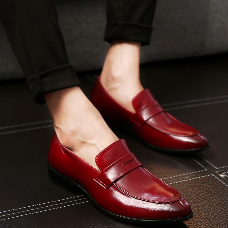 Lefu Wenzhou Leder Freizeitschuhe für Herren_voghion.com