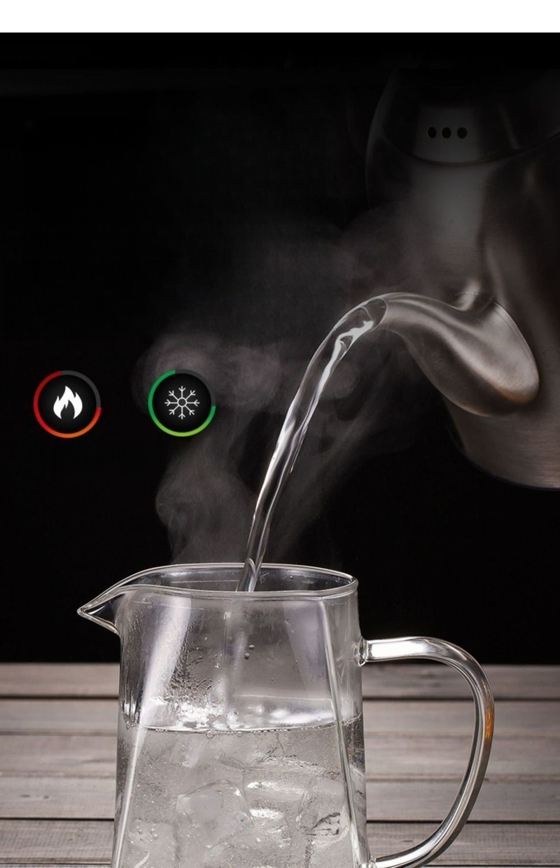 Teapot Household Filter Thickened Glass High Temperature Resistant Flower Pot Black Maker Kung Fu Tea Set_voghion.com